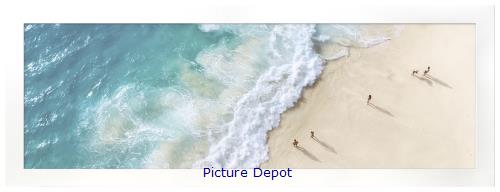Picture of Beach and Large Ocean Waves    GL3783