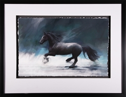 Picture of Black Horse                               91394 