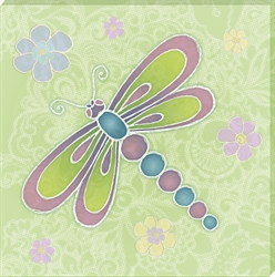 Picture of GREEN BUTTERFLY  CANVAS        90920 