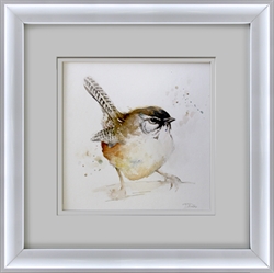 Picture of Watercolor Mountain Bird l GL00858