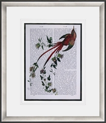 Picture of Passion Flowers Bird     GL00944