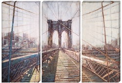 Picture of Triptych on Canvas (bridge) OP00131