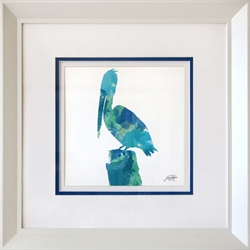 Picture of  Watercolor Pelican Square I   GL01001