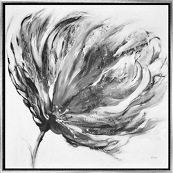 Picture of Black and White Flower OP0579-1