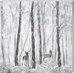 Picture of Deer in Winter Forest  OP0598