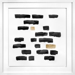 Picture of Black Bricks with Gold Foil               GL1618