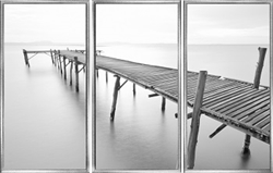 Picture of Wooden Dock Triptych GL1537-1