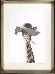 Picture of Giraffe Dressed in a Hat GL01616