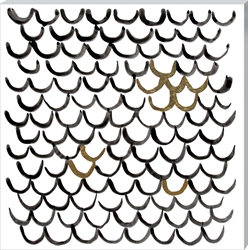 Picture of Fish Scale with Gold Foil OP0791