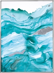 Picture of Turquoise with Silver Foil   OP0631-1