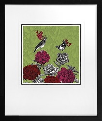 Picture of Blooming Birds, Chrysanthemum 1  GL01850