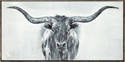 Picture of Painted Longhorn Bull OP1053-1