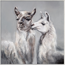 Picture of Kissing Llamas OP1042-1