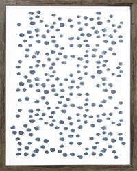 Picture of Blue Dot in Abstract  GL1809