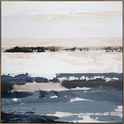 Picture of Gray Peach Abstract OP1146-1