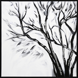 Picture of Black Branches with Silver Foil  OP1149-1