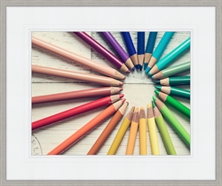 Picture of Color Wheel made of Pastels               GL0757