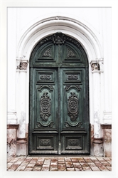 Picture of Green Wooden Door                   GL2390