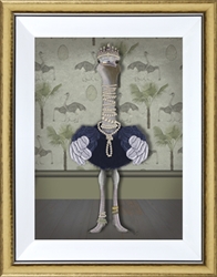 Picture of Ostrich and Pearls, Full                 GL2363