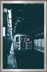 Picture of Subway Station with Train                  GL3033