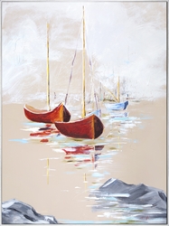 Picture of Red Boats                               OP1553-1