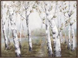 Picture of Soft Birches                    OP1564-1