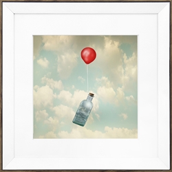 Picture of Red Balloon in the Clouds               GL2113