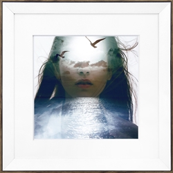 Picture of Woman Combined with Nature Ocean   GL2119