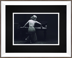 Picture of Woman with Piano                GL2246   