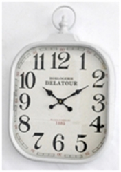 Picture of White Metal Delatour Clocks          CL70044