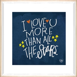 Picture of I LOVE YOU MORE THAN THE STARS    GL2743 