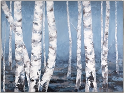 Picture of Plain White Birches         OP1988-1