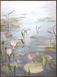 Picture of Water Lilies                  OP2238-1