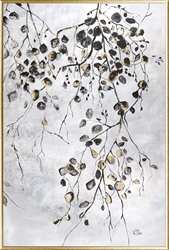 Picture of Black and Gold Leaves          OP2259-1