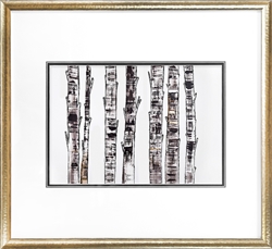 Picture of Black Birch Abstract I           GL2947