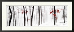 Picture of Winter Forest with Red          GL369