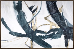 Picture of Green Branches with Gold Foil    OP1760-1