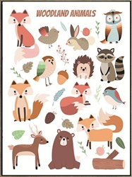 Picture of Woodland Animals 1         CA00016-1