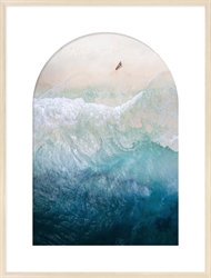 Picture of Surfer Seen from a Drone        GL3780