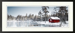 Picture of Red Winter Cottage           GL376