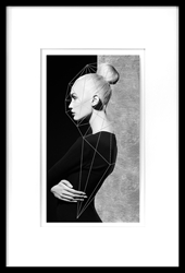 Picture of Elegant Blonde in Geo Black & Silver (Foil) GL3729