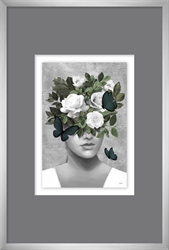 Picture of Flower Head (with silver foil)     GL3796